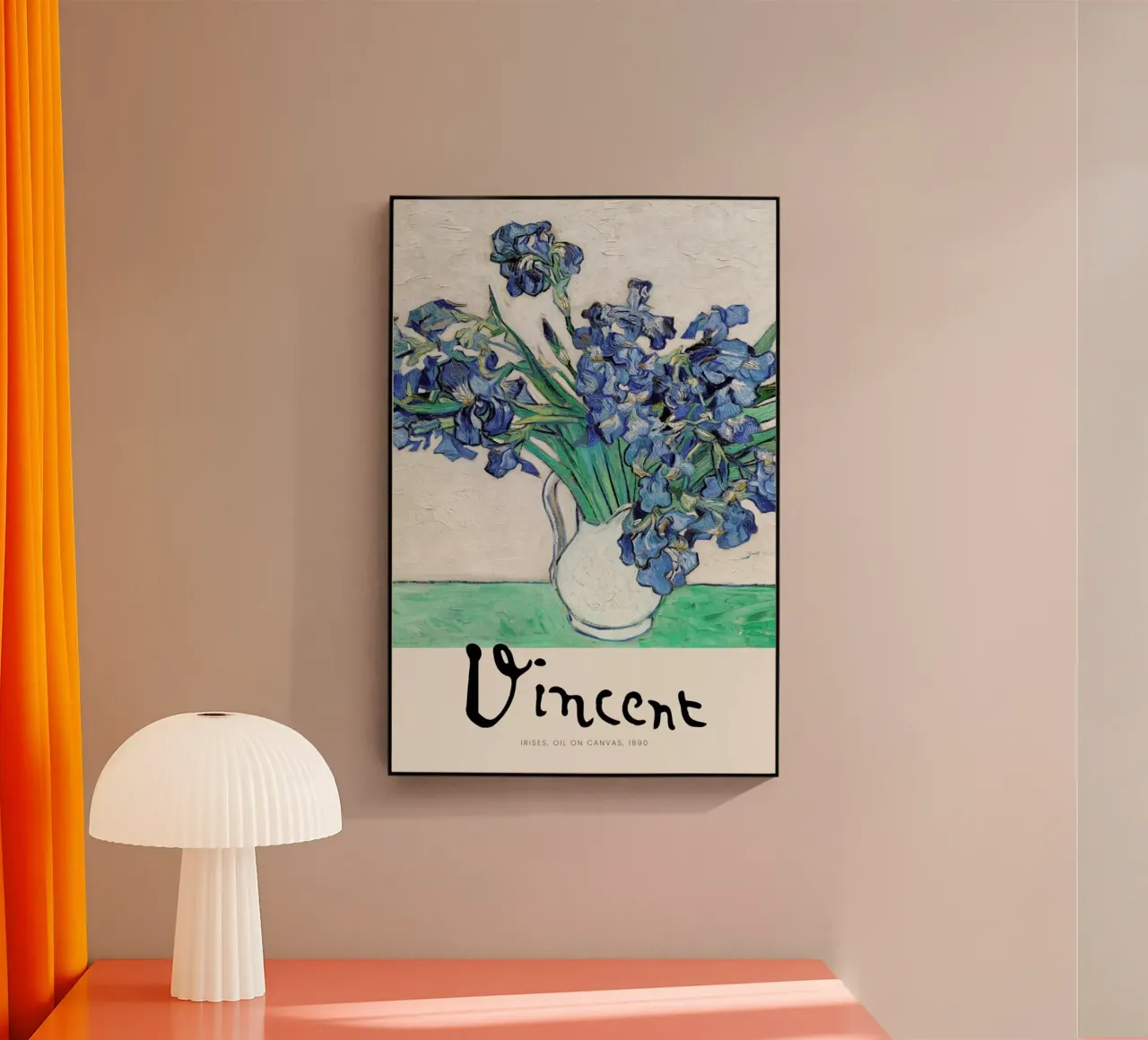 Signed, Vincent – Irises 2 plexiglass da Vintage by JUNIQE