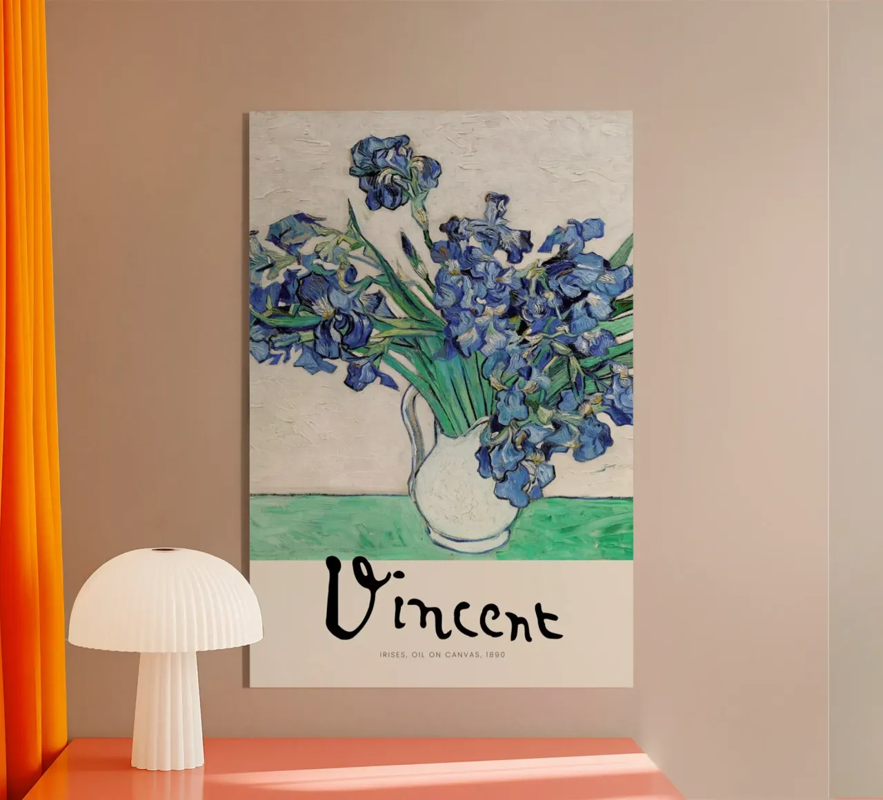 Signed, Vincent – Irises 2 plexiglass da Vintage by JUNIQE