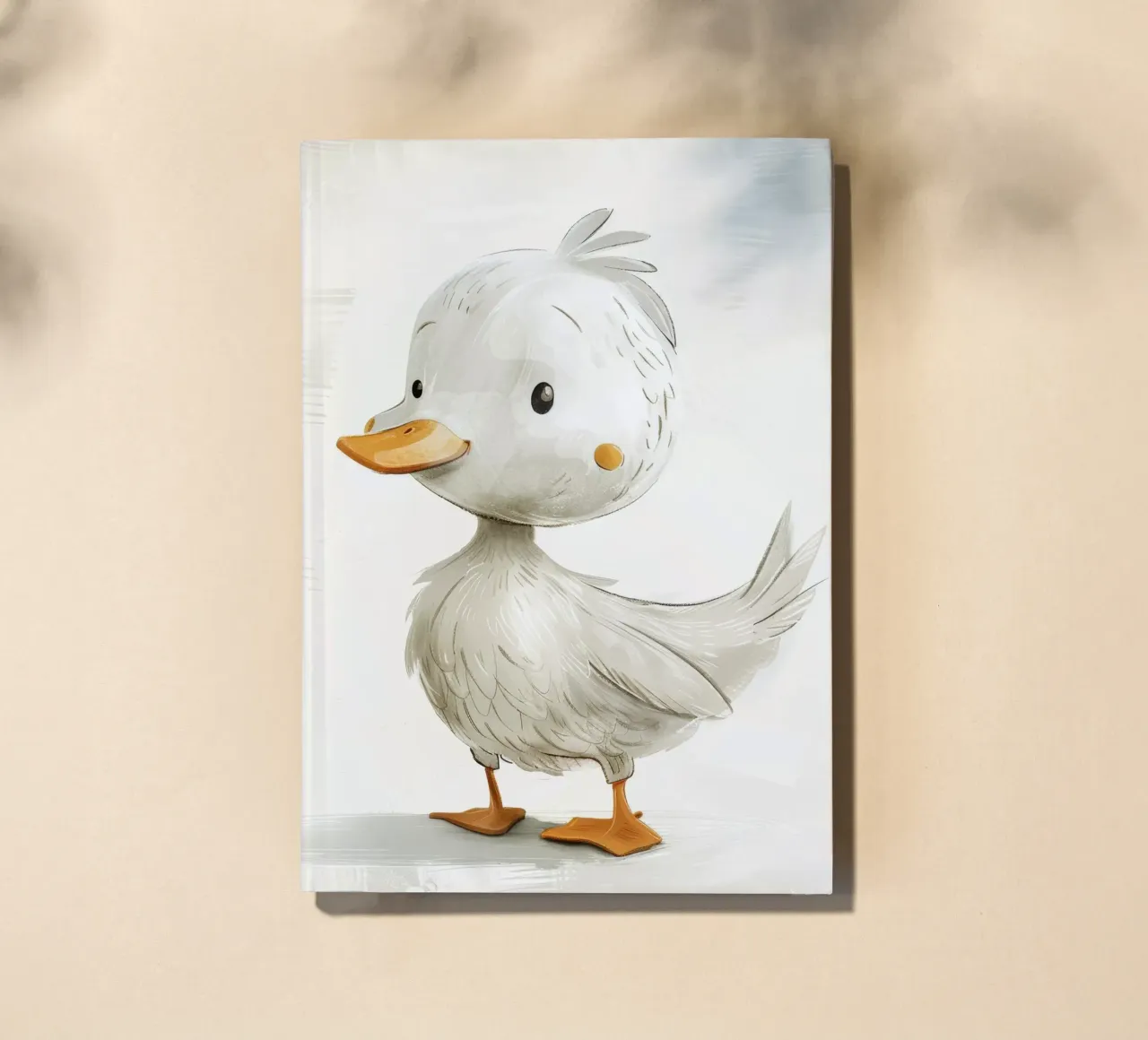 Illustration of a Gray Duckling notebook by DesignDoodle