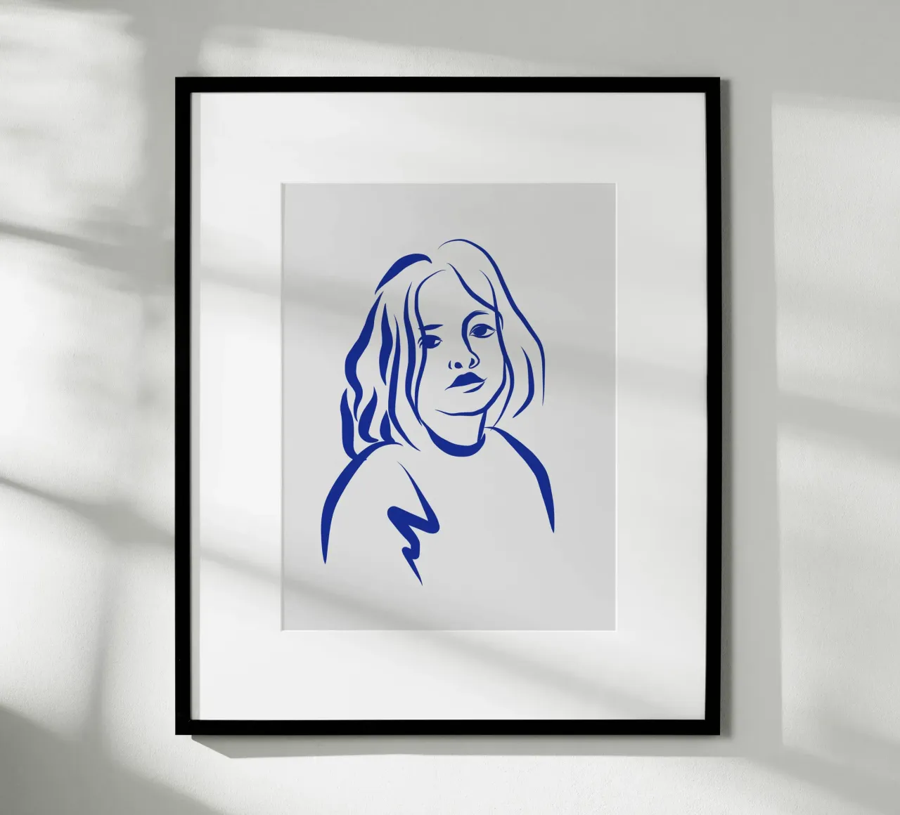 Line art portrait 1 hahnemühle by Little Dean