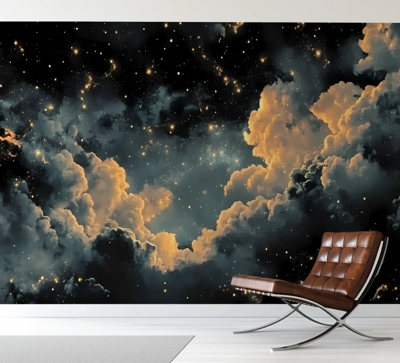 Night Sky with Stars photo wallpaper by IamHomeStudio