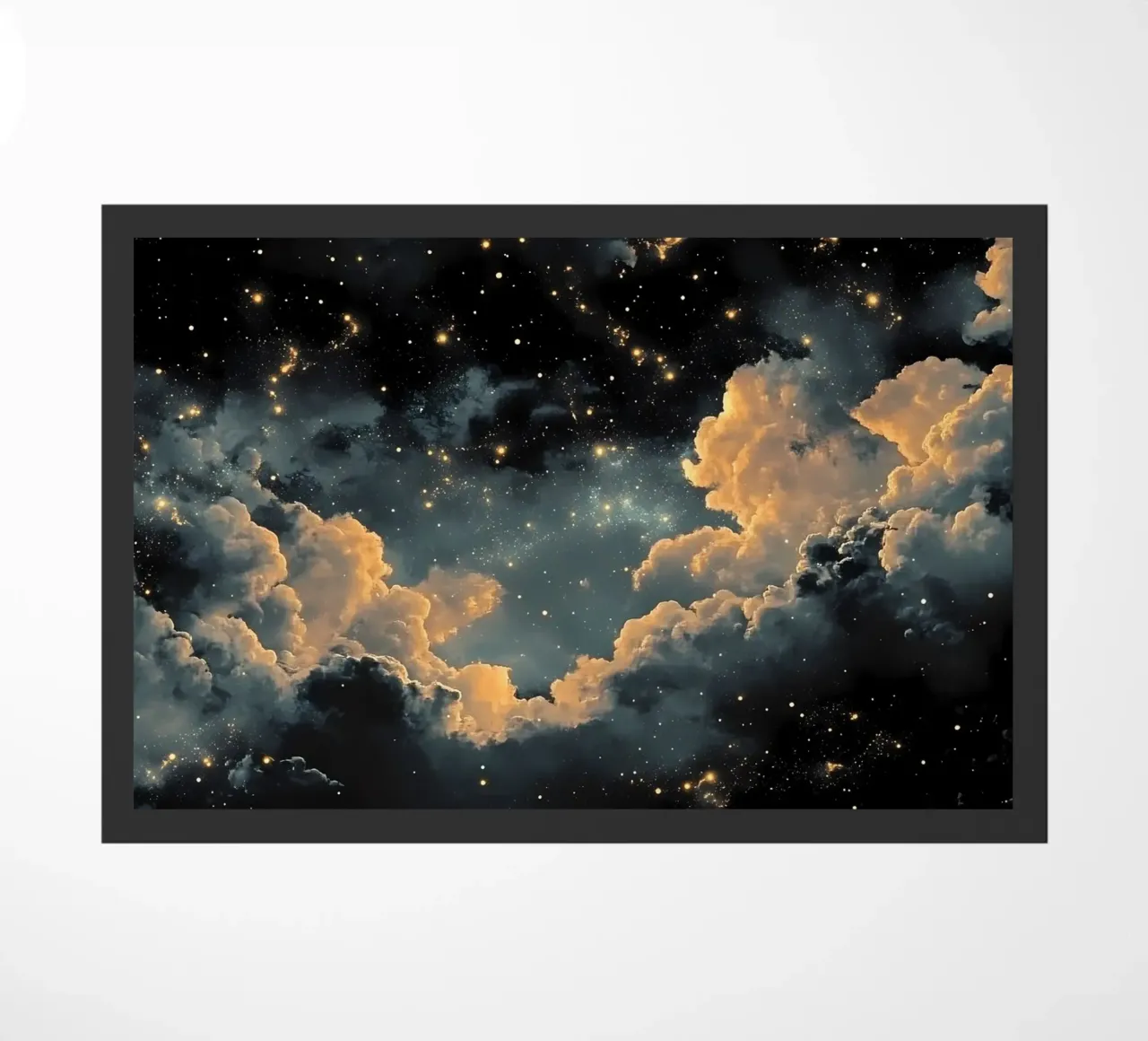 Cielo notturno con stelle zerbino da IamHomeStudio
