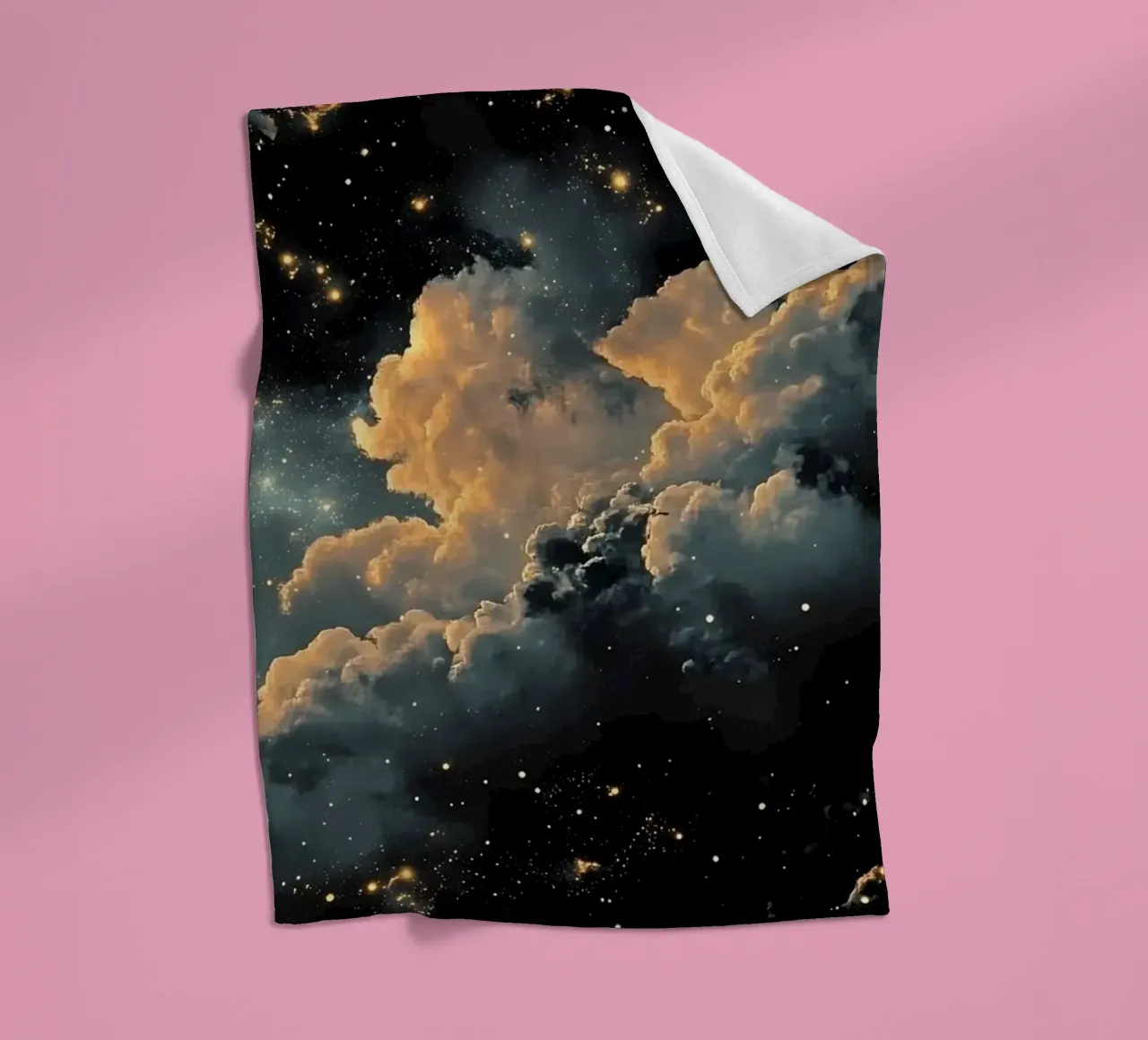 Cielo notturno con stelle coperta in pile da IamHomeStudio