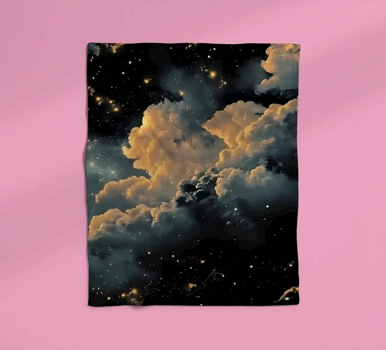 Cielo notturno con stelle coperta in pile da IamHomeStudio
