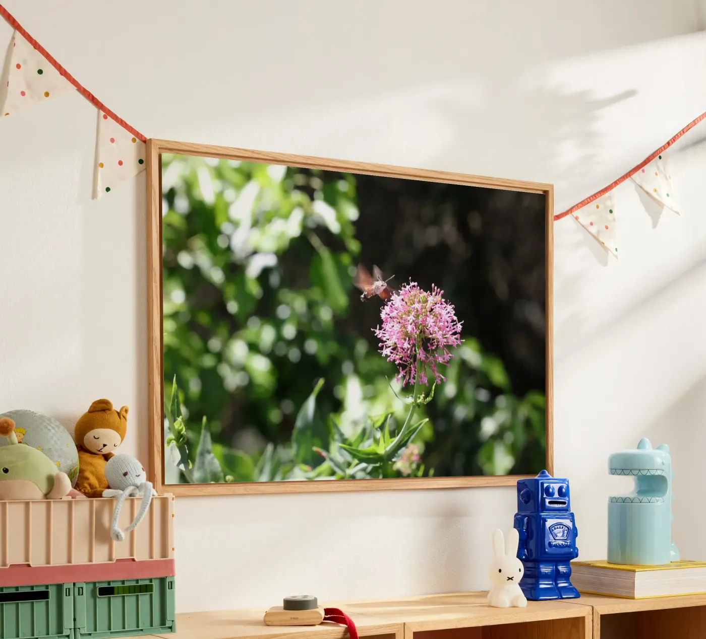 Die Blüte und der Falter Acryl-Glas von Alexandra Joseph Fotomomente