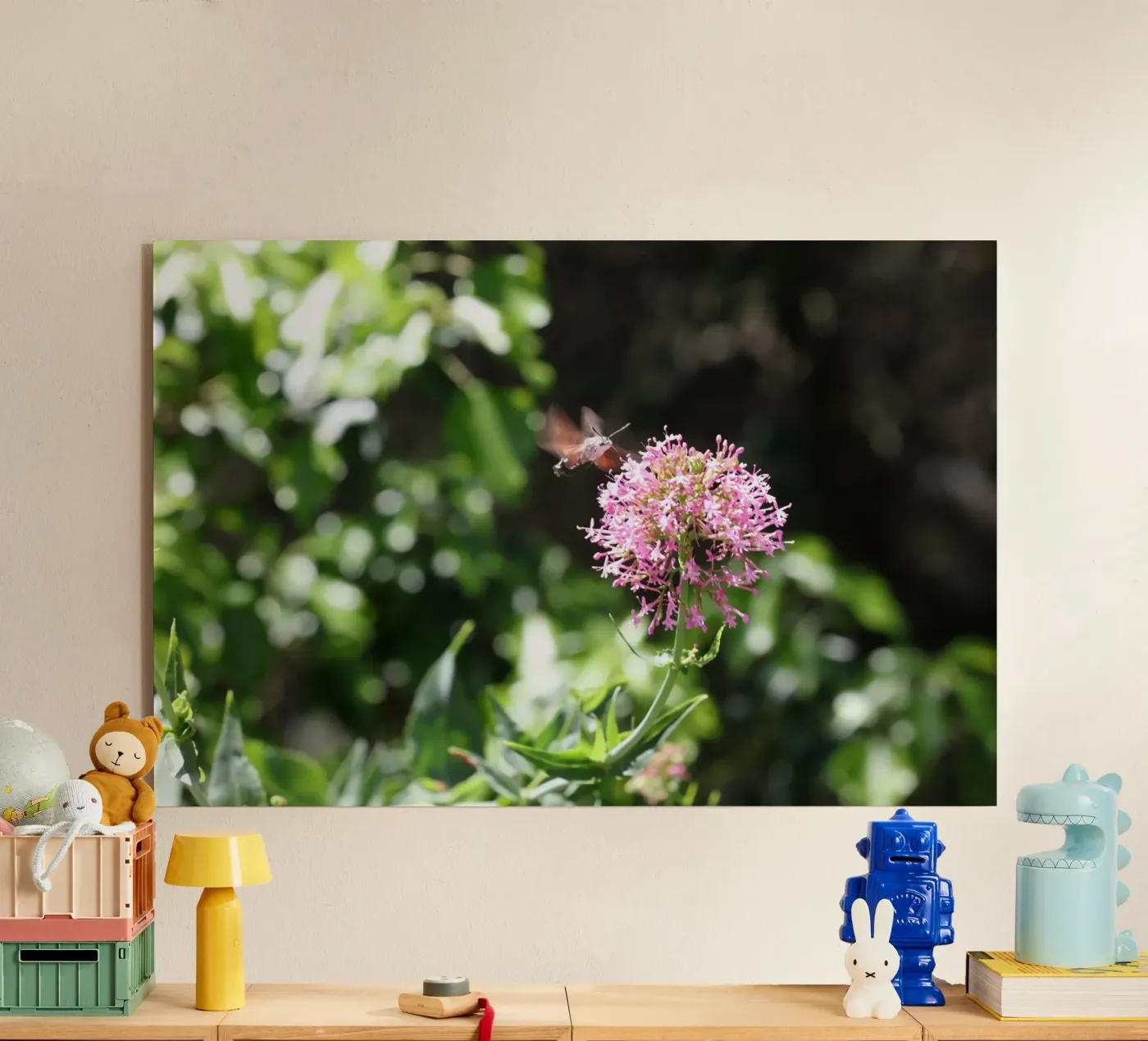 Die Blüte und der Falter Acryl-Glas von Alexandra Joseph Fotomomente