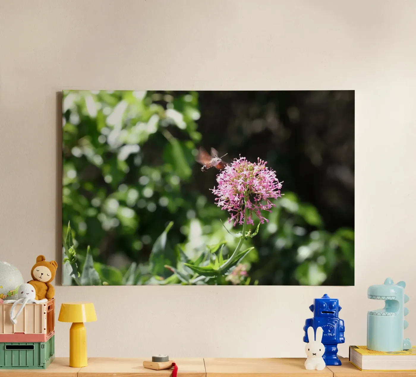 Il fiore e la farfalla tela da Alexandra Joseph Fotomomente