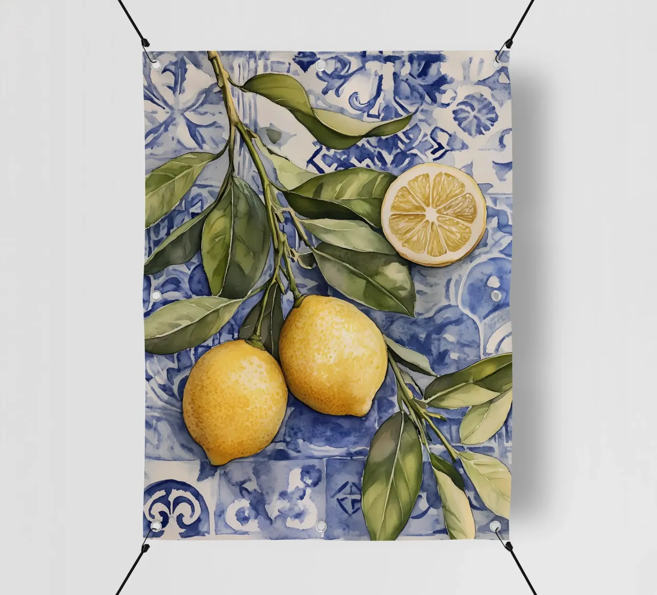 Limoni freschi telo in pvc da IamHomeStudio