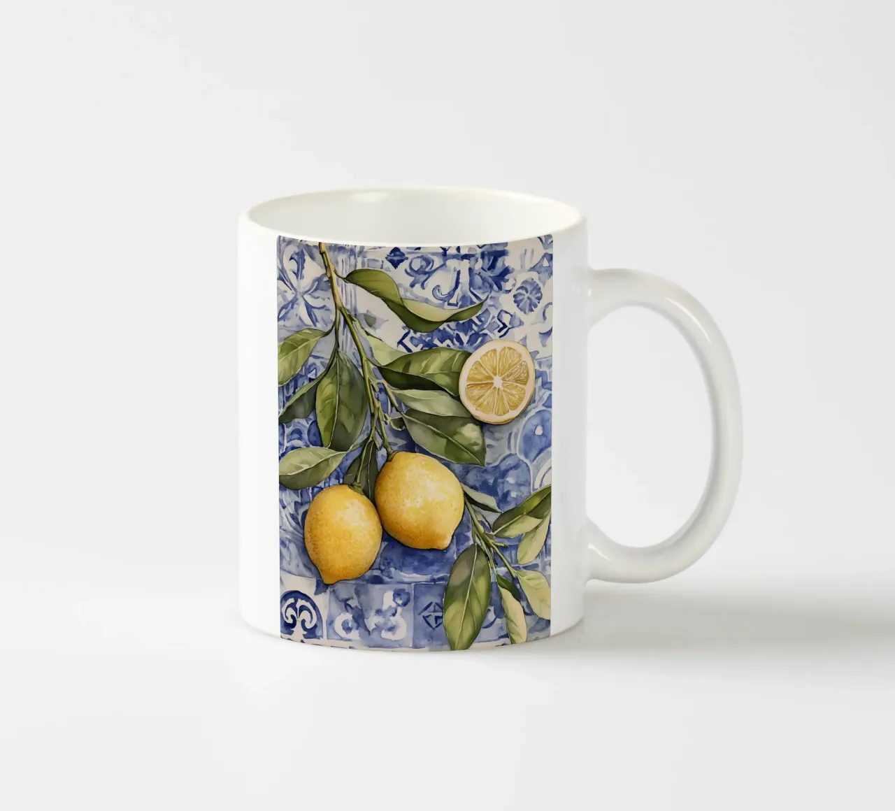 Limoni freschi tazza in ceramica da IamHomeStudio