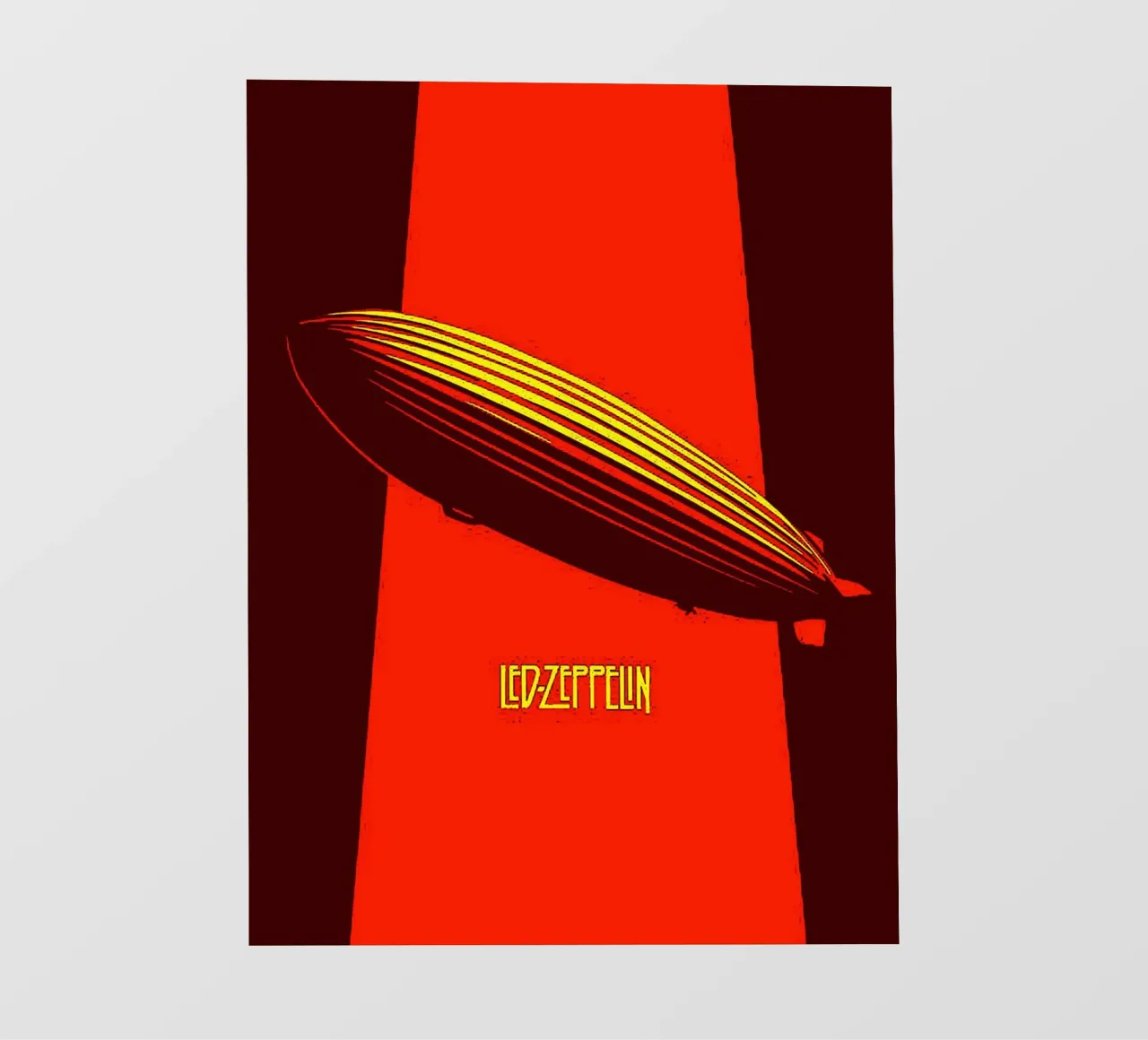 Led Zeppelin Band Art telo in pvc da vanhesling