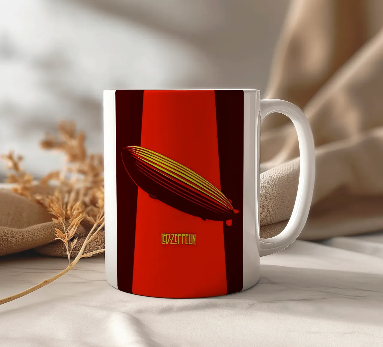 Led Zeppelin Band Art tazza in ceramica da vanhesling
