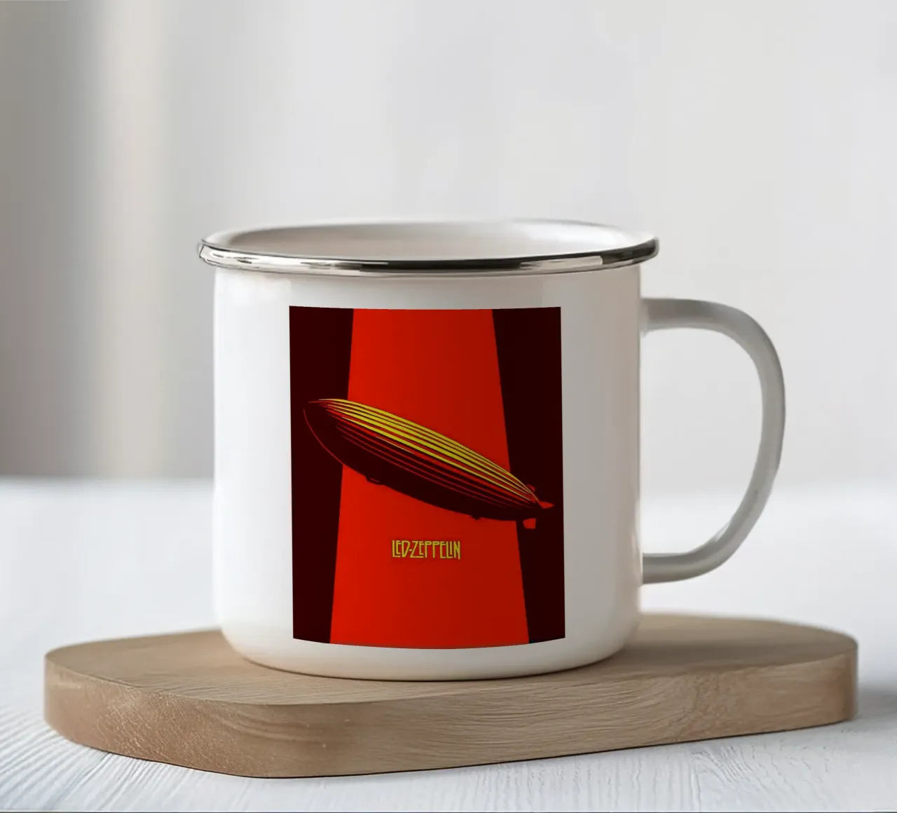Led Zeppelin Band Art tazza in smalto da vanhesling