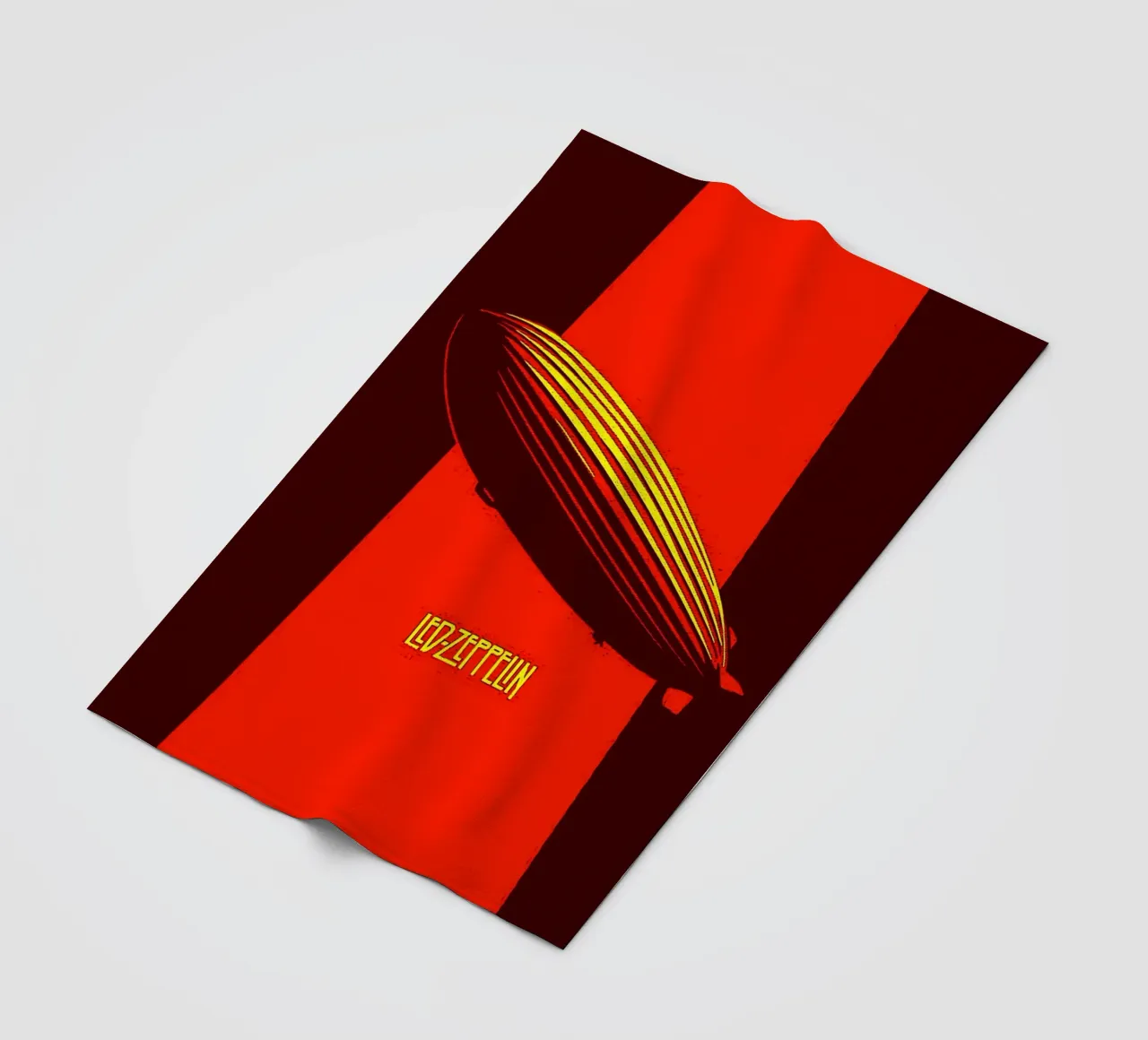 Led Zeppelin Band Art coperta in pile da vanhesling