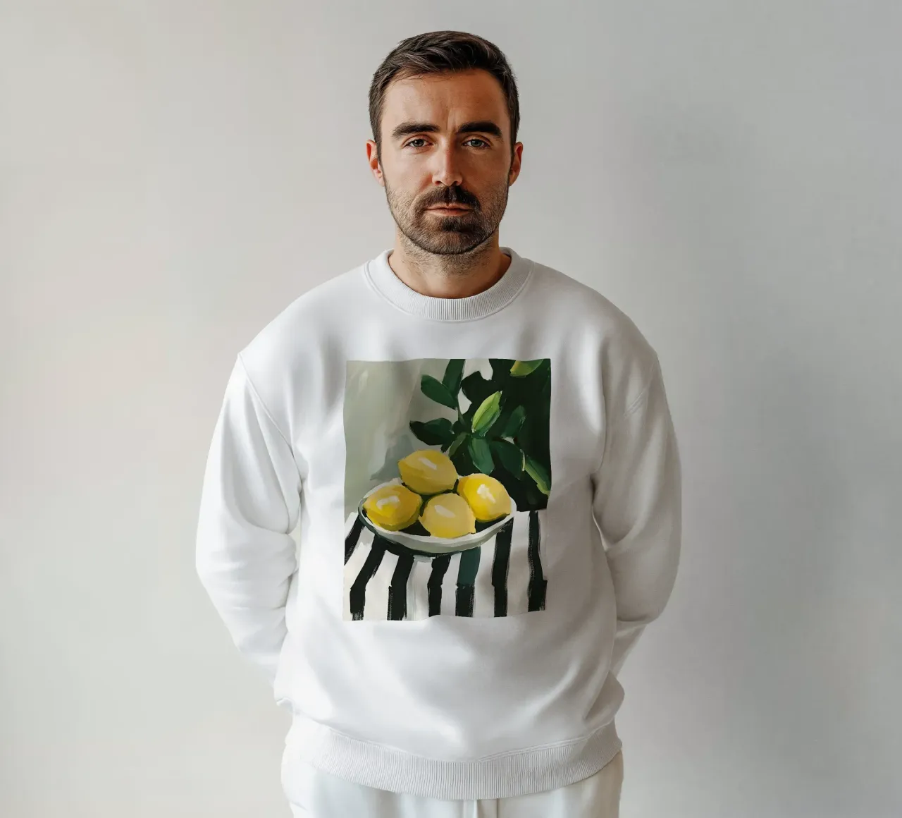 Limoni in una ciotola felpa da IamHomeStudio
