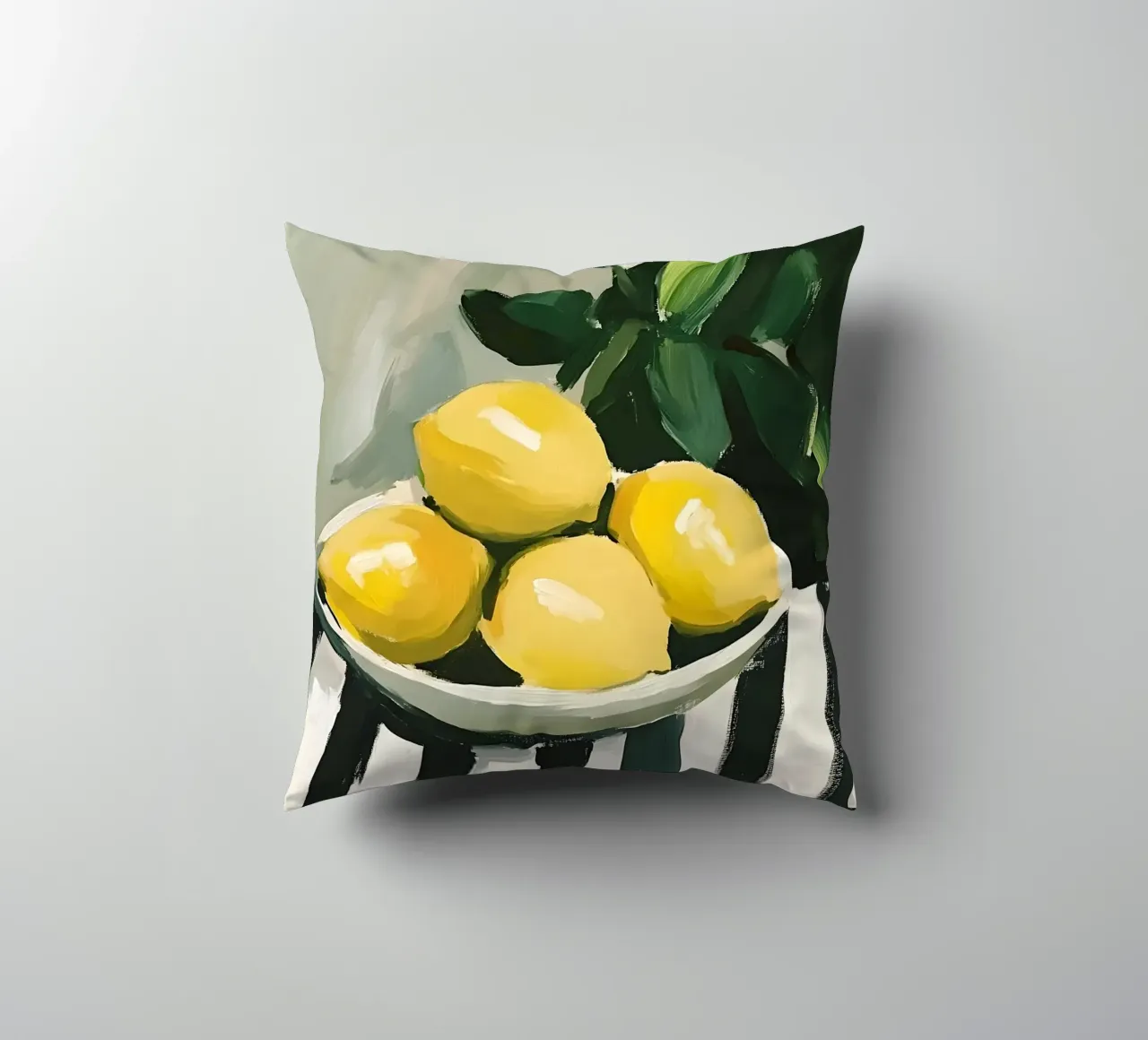Limoni in una ciotola cuscino da IamHomeStudio