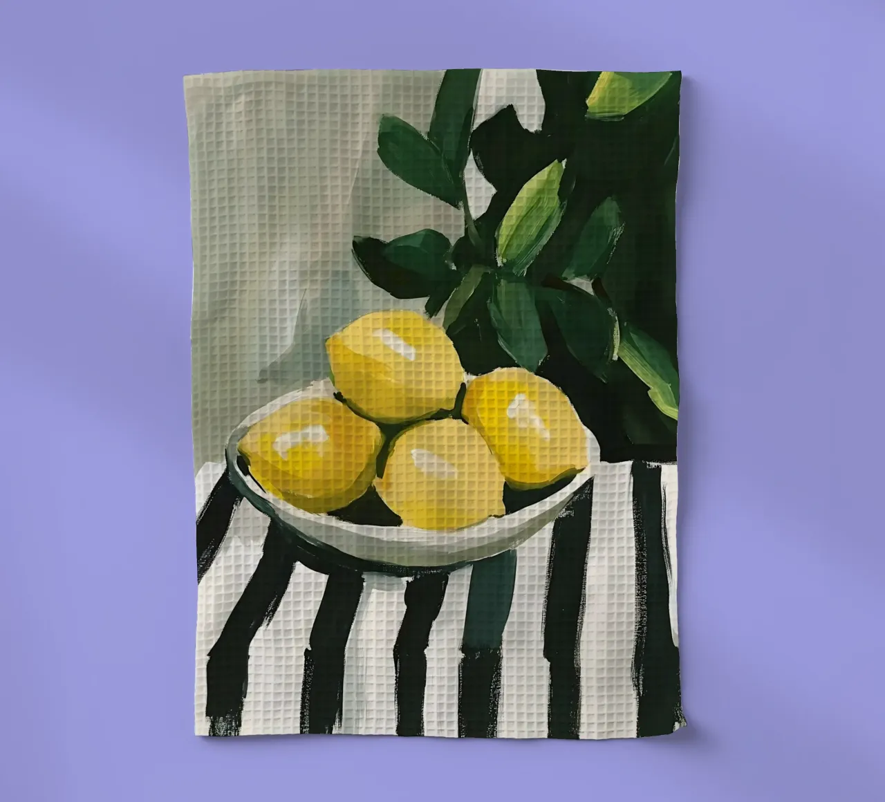 Limoni in una ciotola canovaccio da cucina da IamHomeStudio