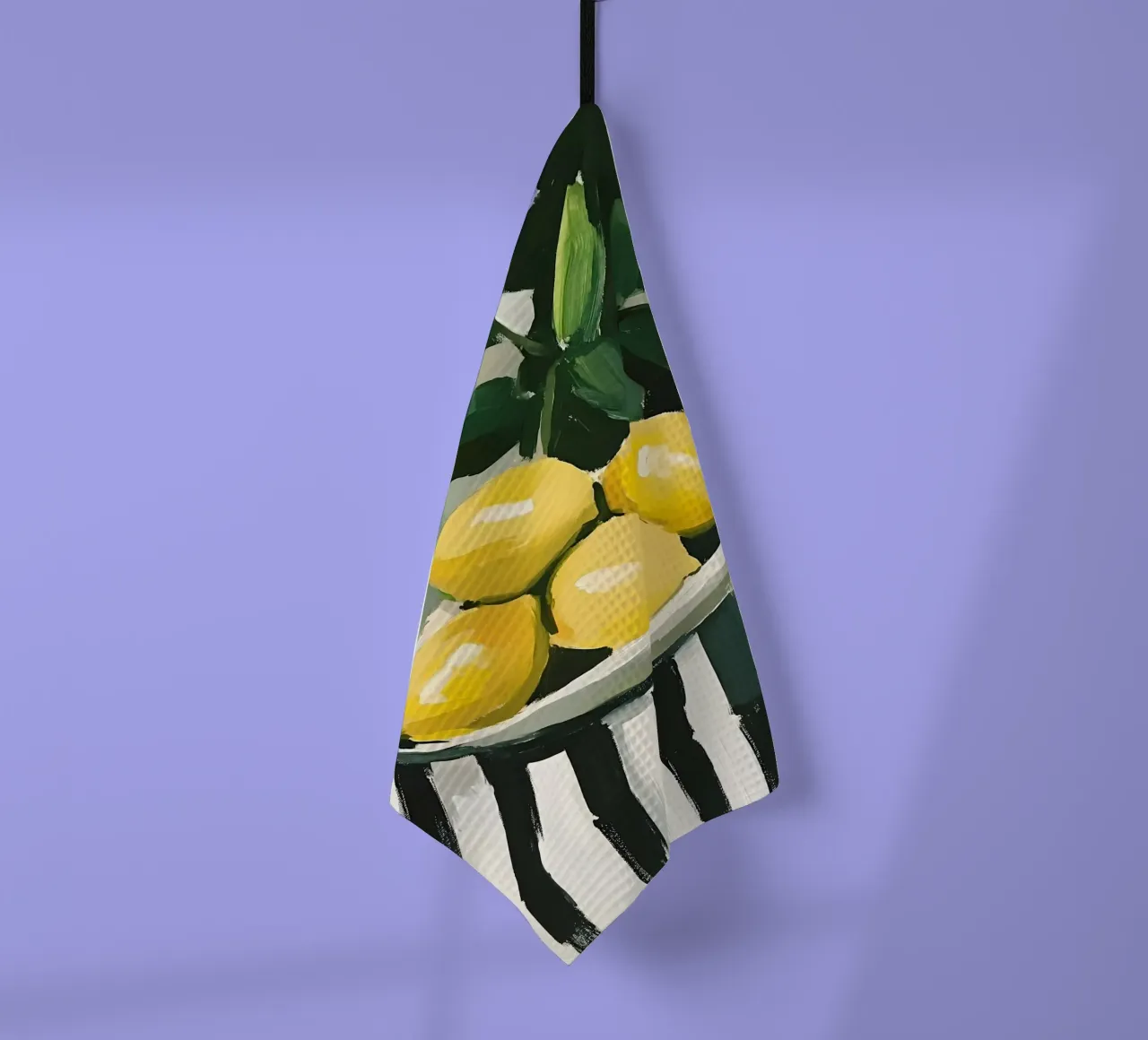 Limoni in una ciotola canovaccio da cucina da IamHomeStudio