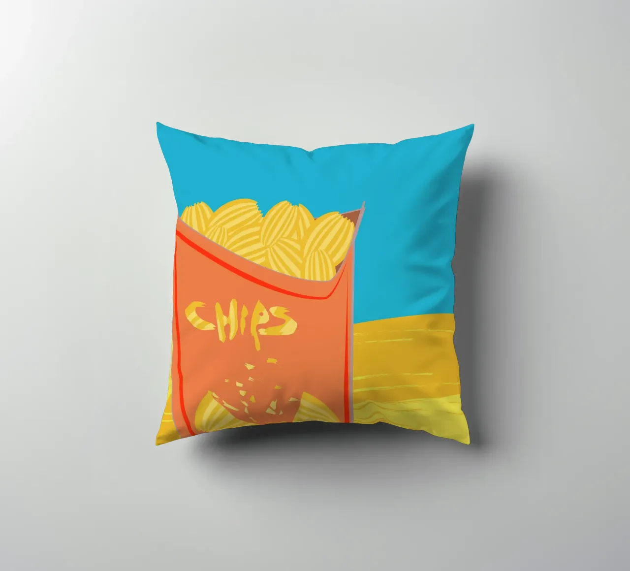 Patatine fritte Goeland cuscino da Design Plaisirs