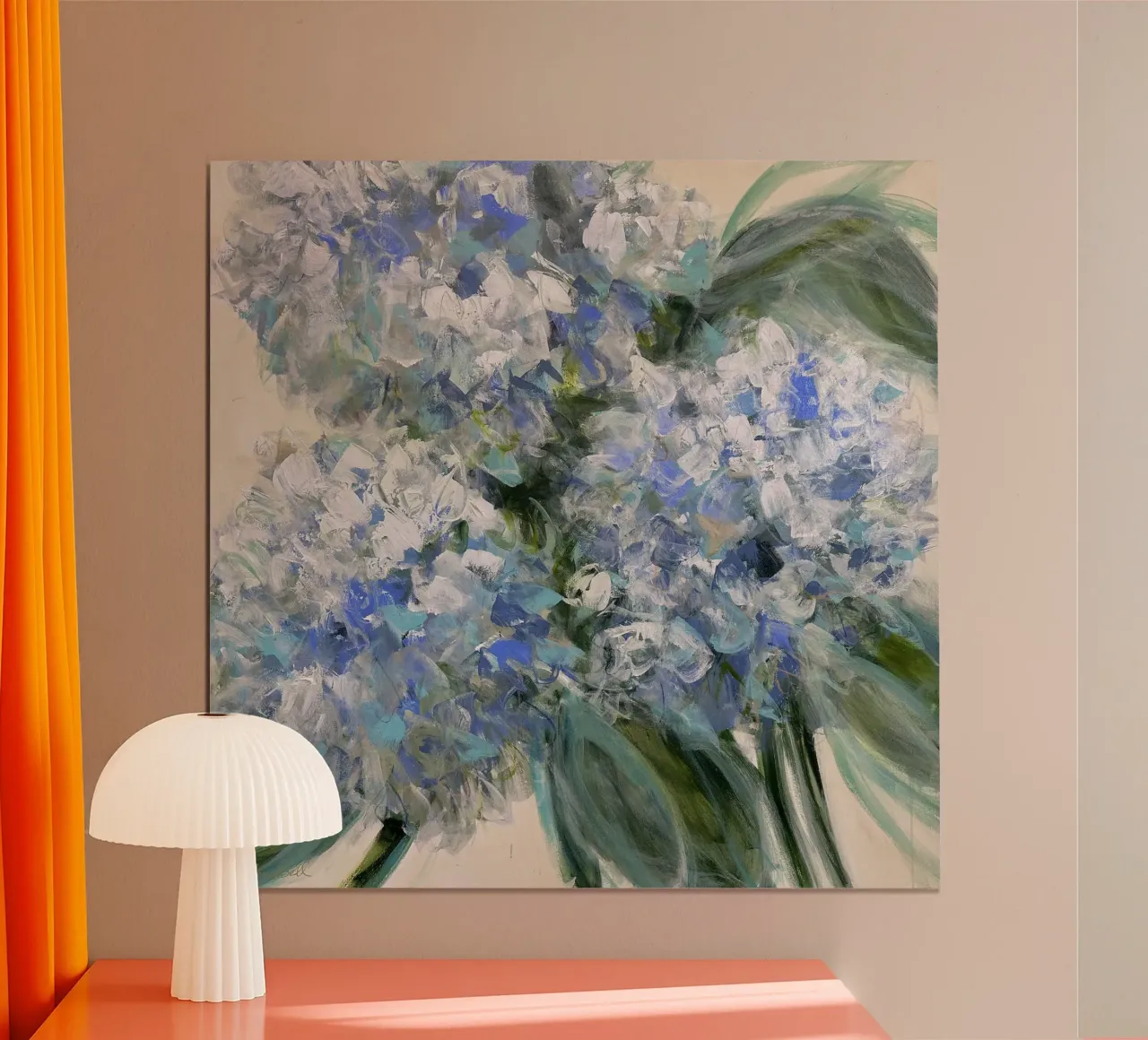Bouquet blu vibrante poster da Emma Bell