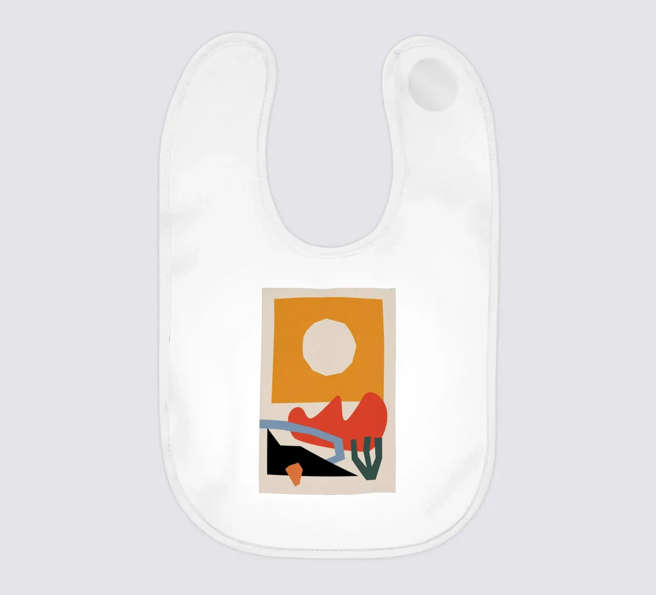 The Path baby bib by Pure