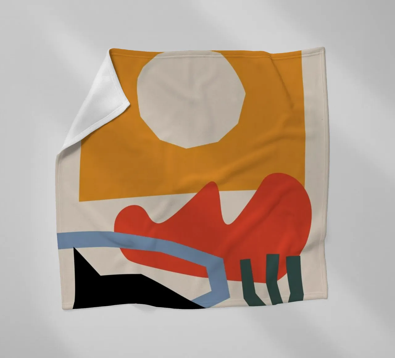 The Path fleece blanket by Pure