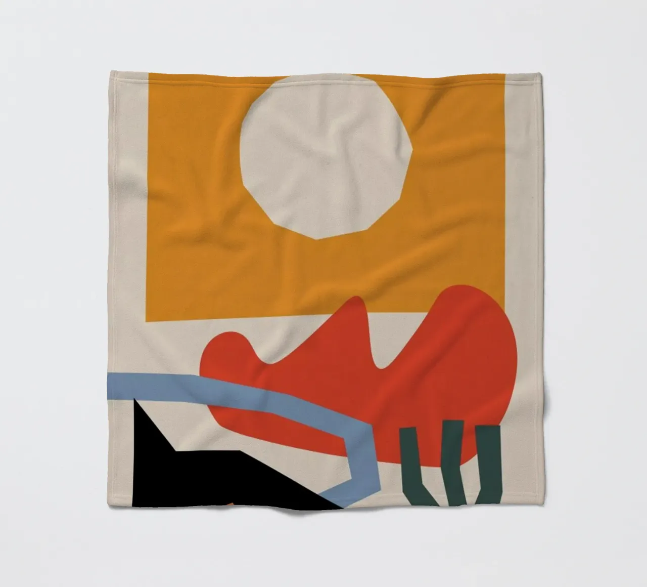 The Path fleece blanket by Pure