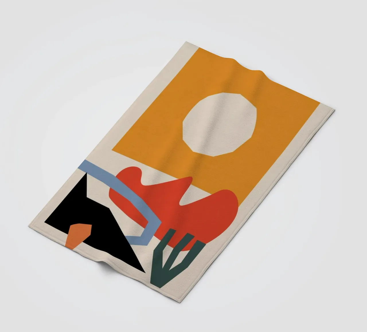 The Path fleece blanket by Pure