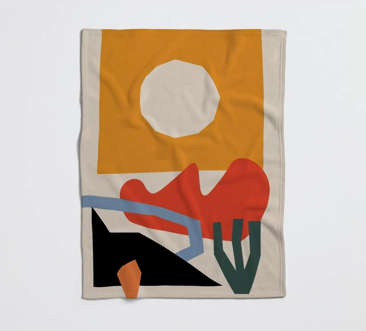 The Path fleece blanket by Pure