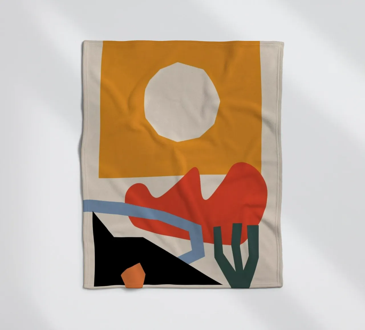 The Path fleece blanket by Pure