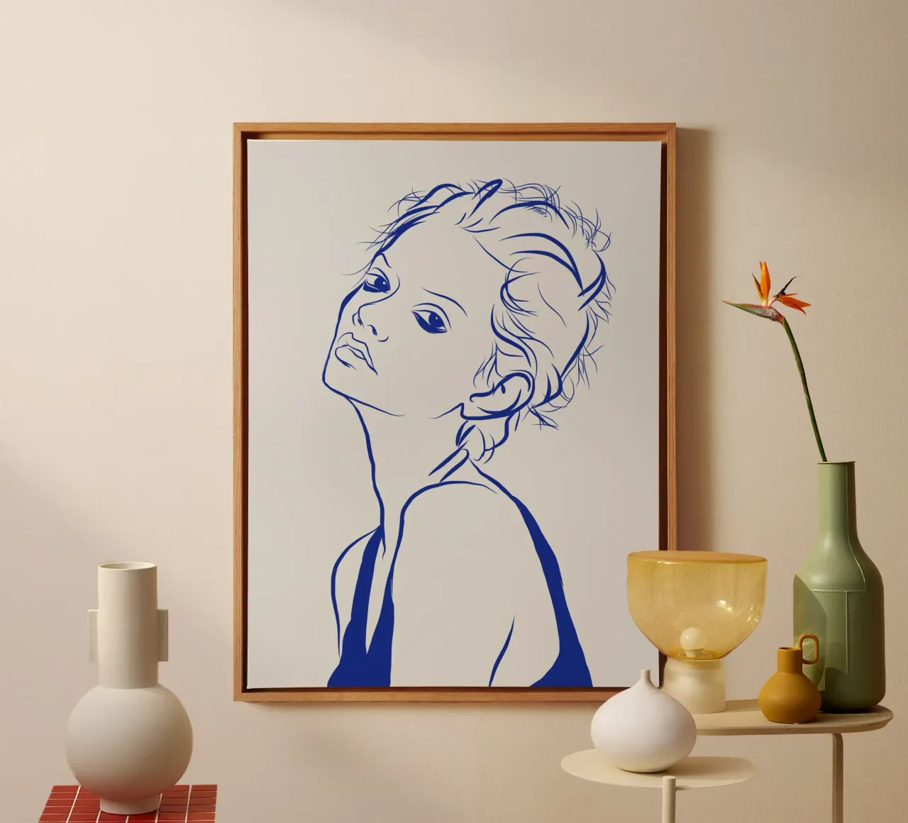 Insomnia 11 canvas with Floater frame by Little Dean