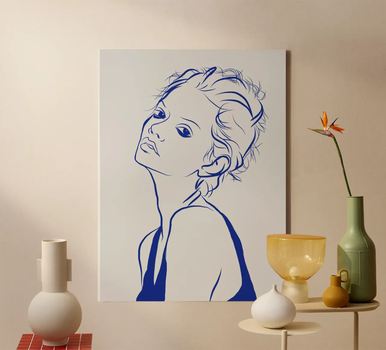 Insomnia 11 canvas with Floater frame by Little Dean