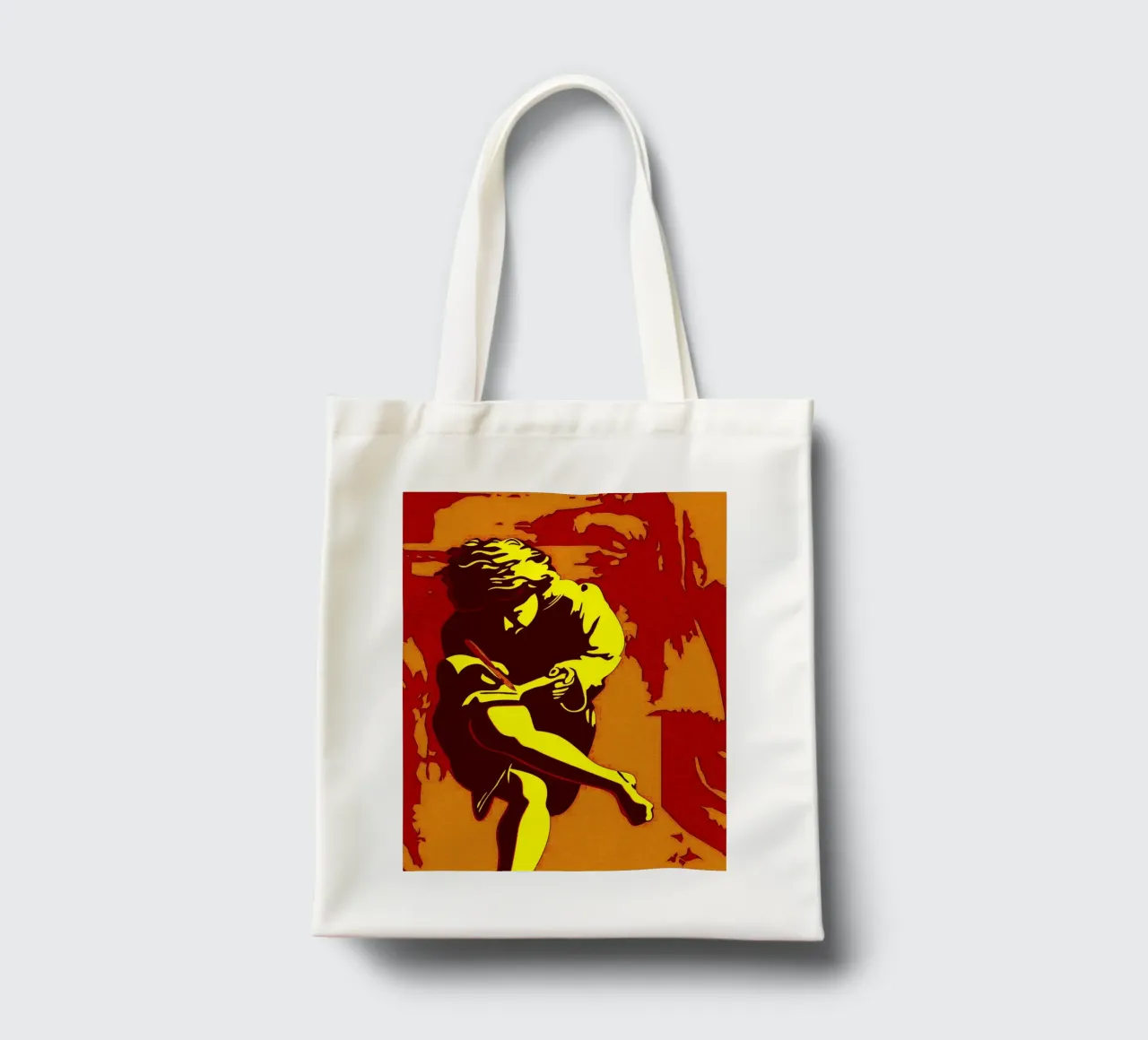 AC/DC Band Art borsa in juta da vanhesling