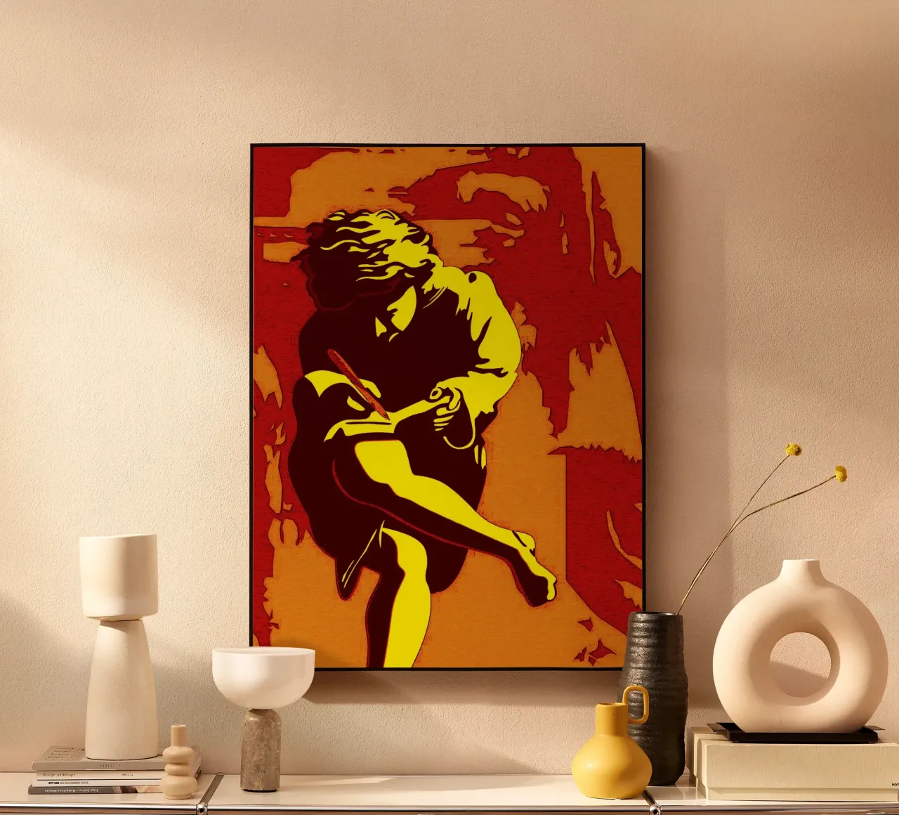 AC/DC Band Art plexiglass da vanhesling