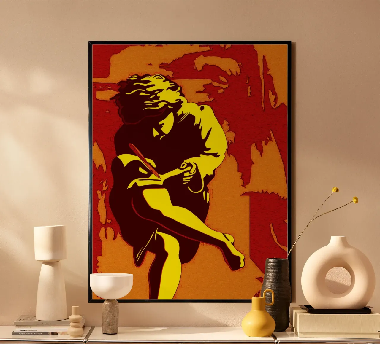 AC/DC Band Art carta hahnemühle da vanhesling