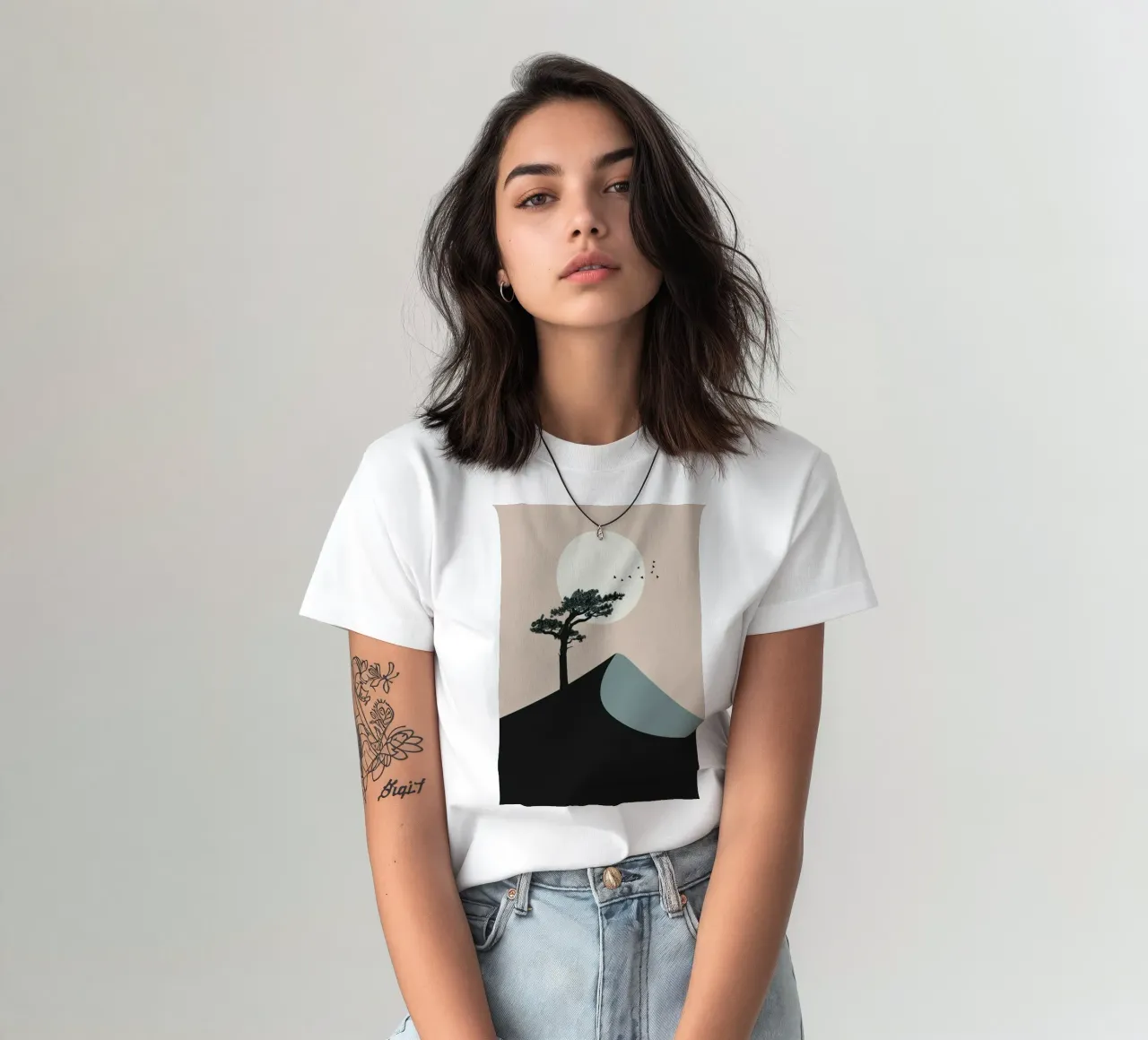A Tree Bends in Kyoto t-shirt da Pure