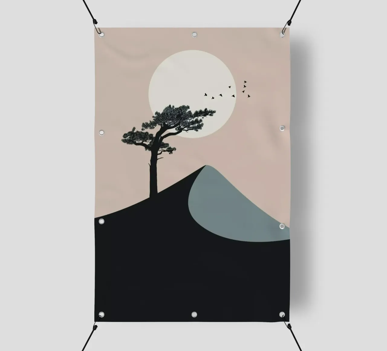 A Tree Bends in Kyoto telo in pvc da Pure