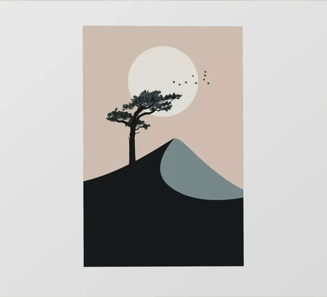 A Tree Bends in Kyoto telo in pvc da Pure