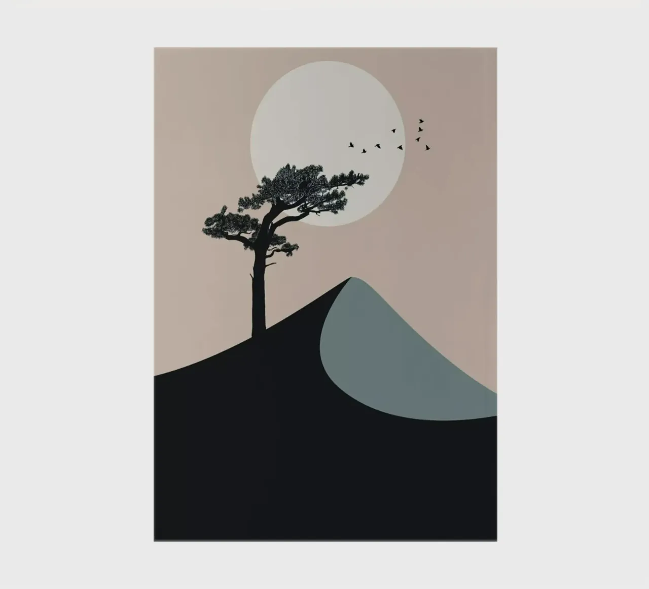 A Tree Bends in Kyoto notebook by Pure