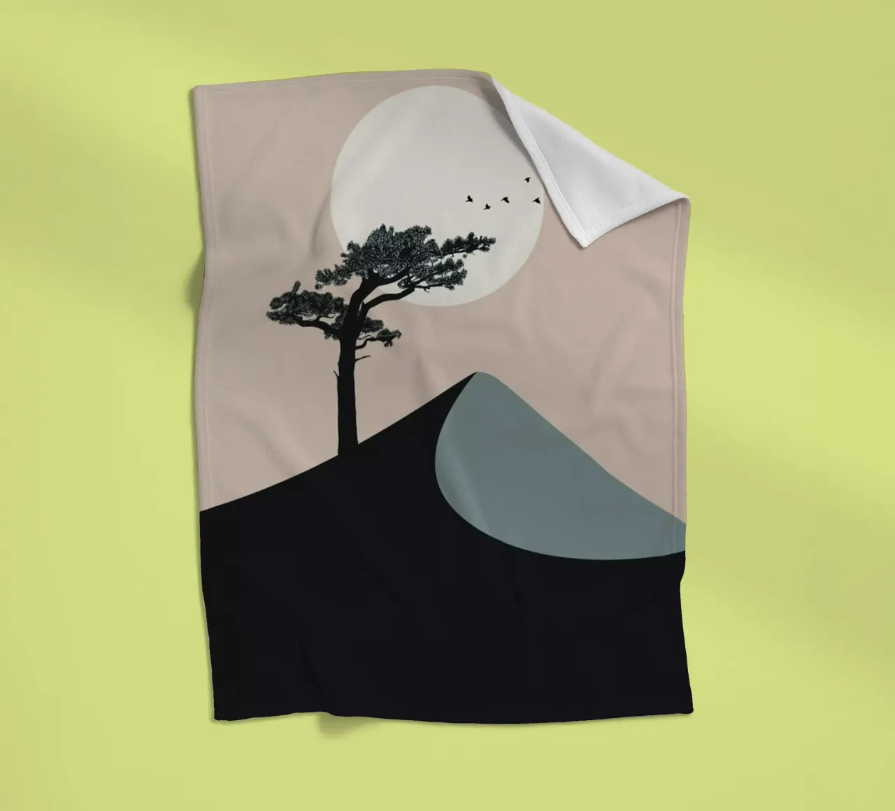 A Tree Bends in Kyoto coperta in pile da Pure