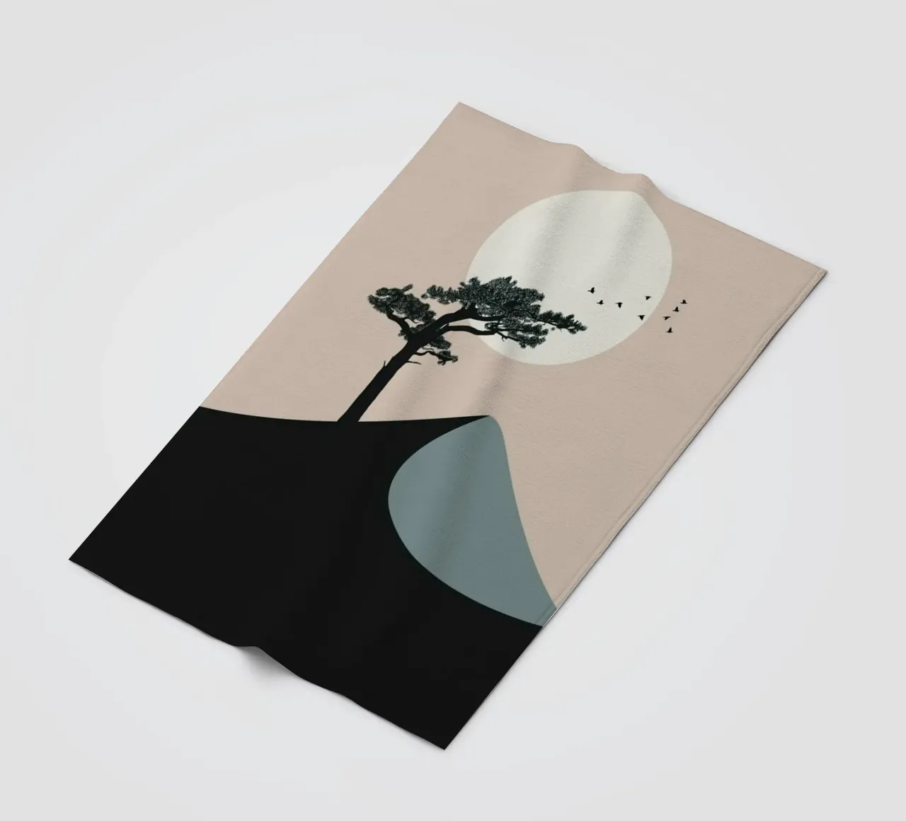 A Tree Bends in Kyoto coperta in pile da Pure