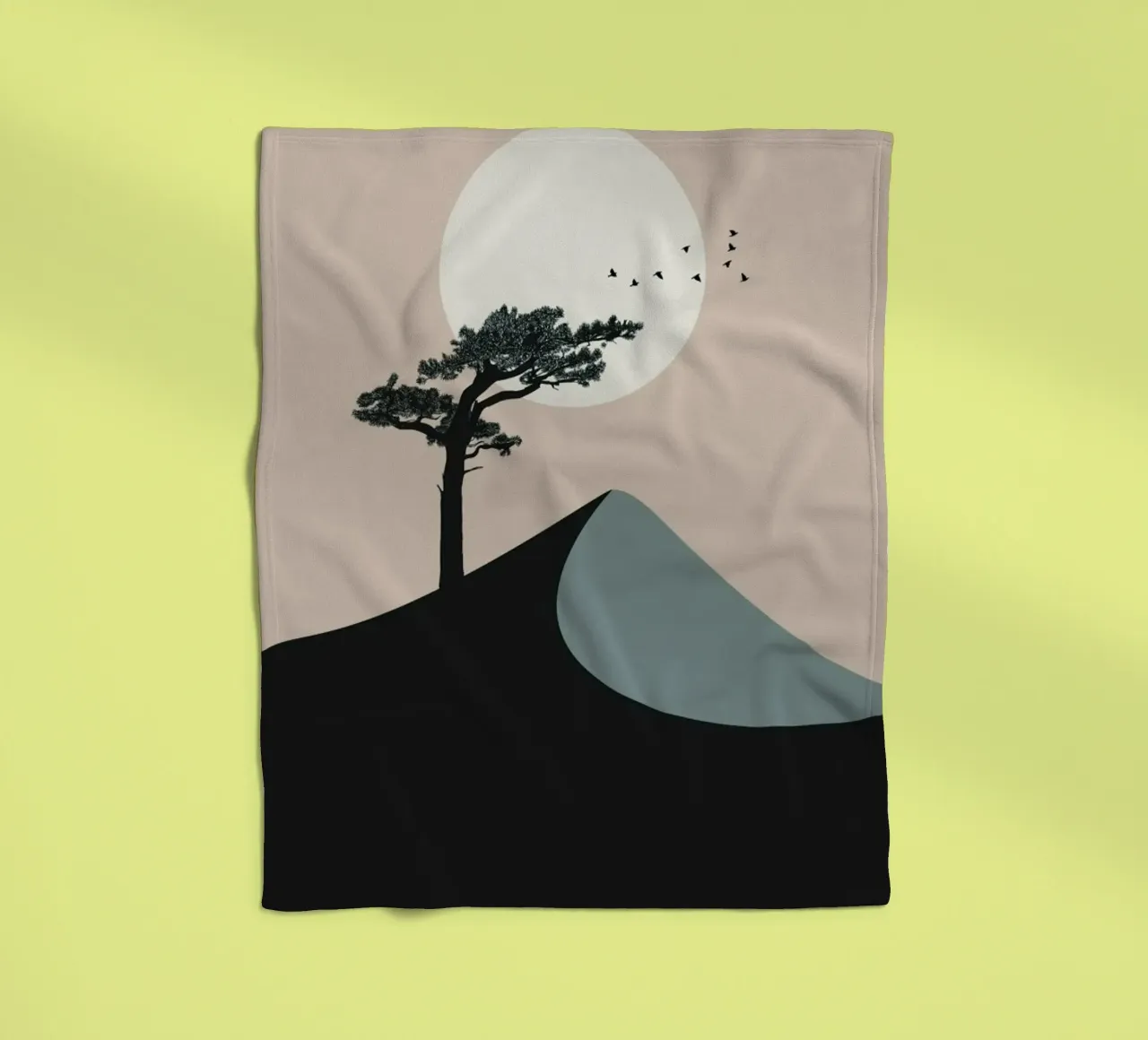 A Tree Bends in Kyoto coperta in pile da Pure