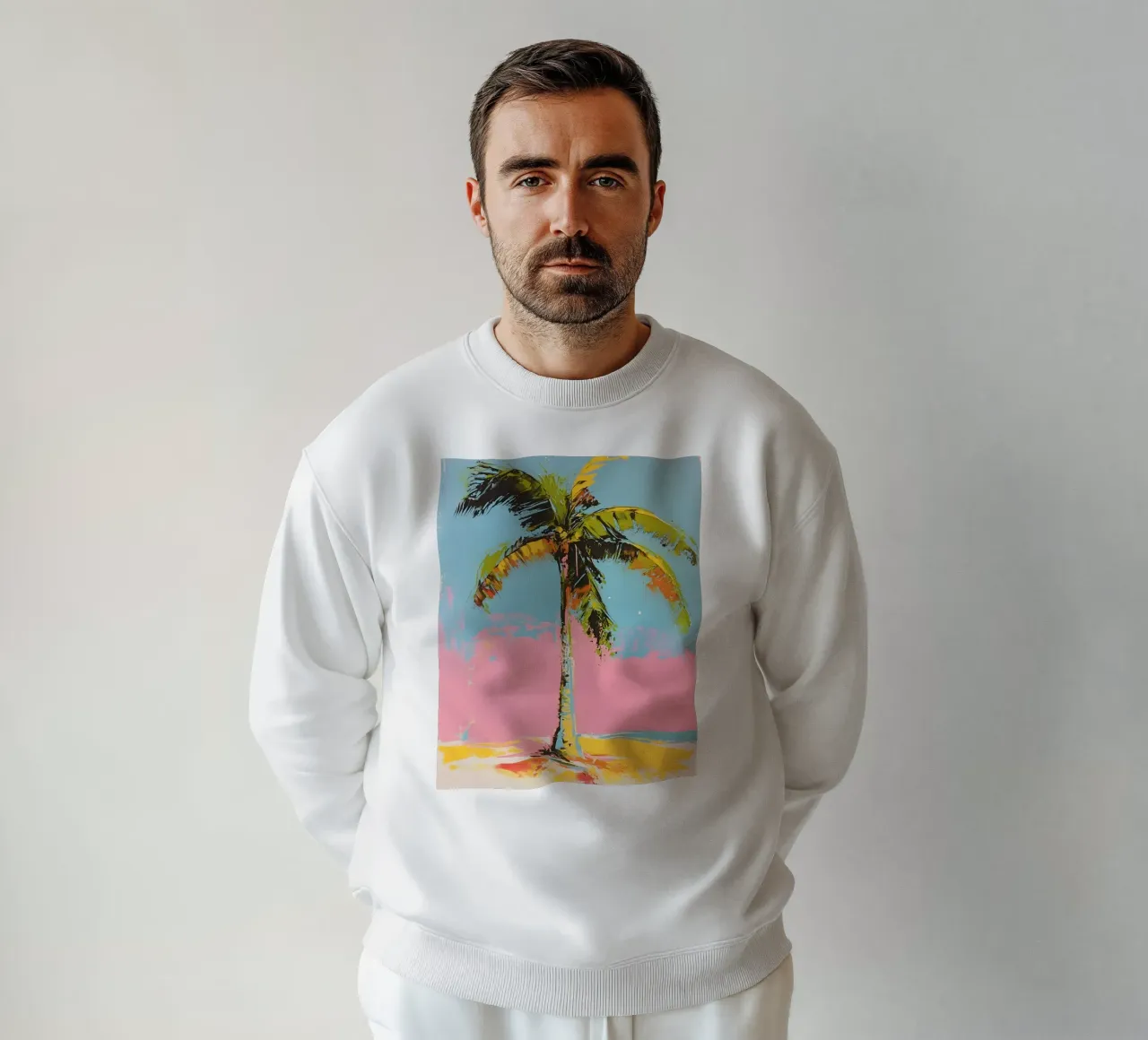 Palma colorata felpa da IamHomeStudio