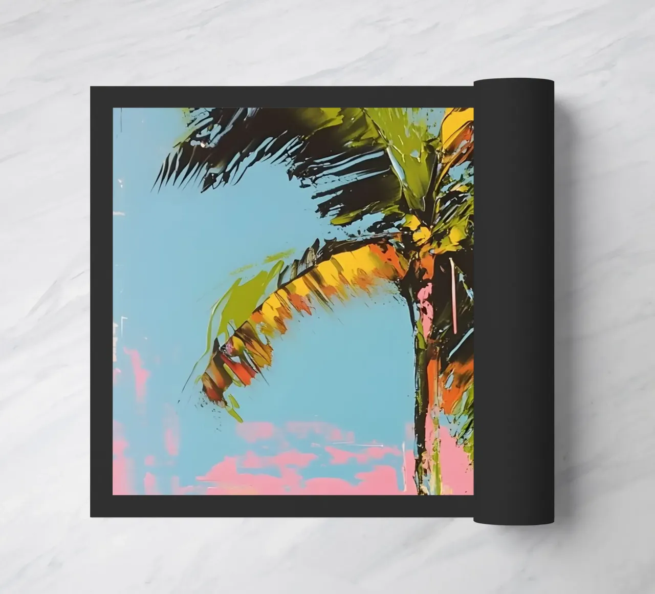 Palma colorata zerbino da IamHomeStudio