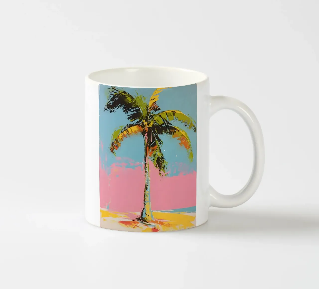 Palma colorata tazza in ceramica da IamHomeStudio