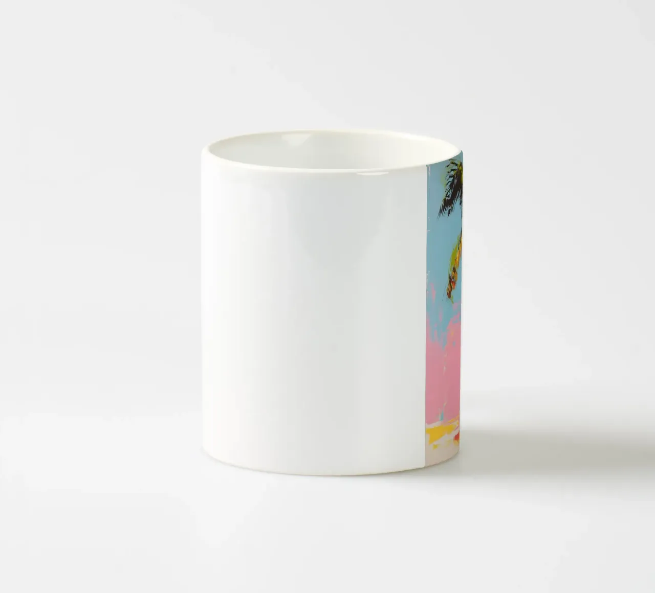 Palma colorata tazza in ceramica da IamHomeStudio