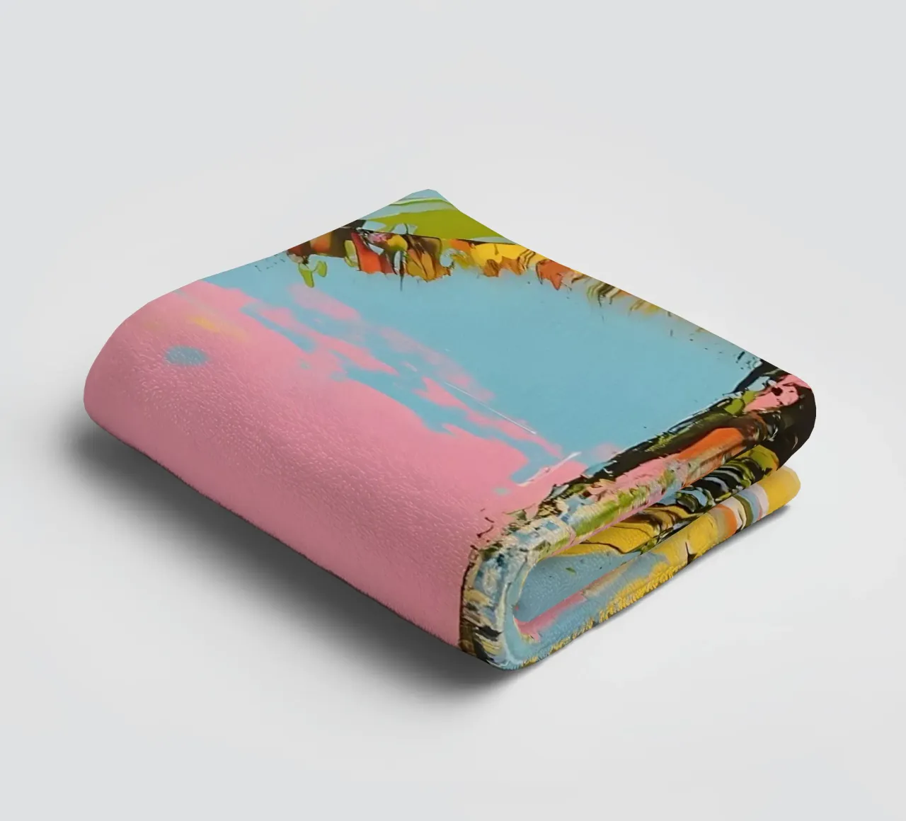 Palma colorata asciugamano da bagno da IamHomeStudio