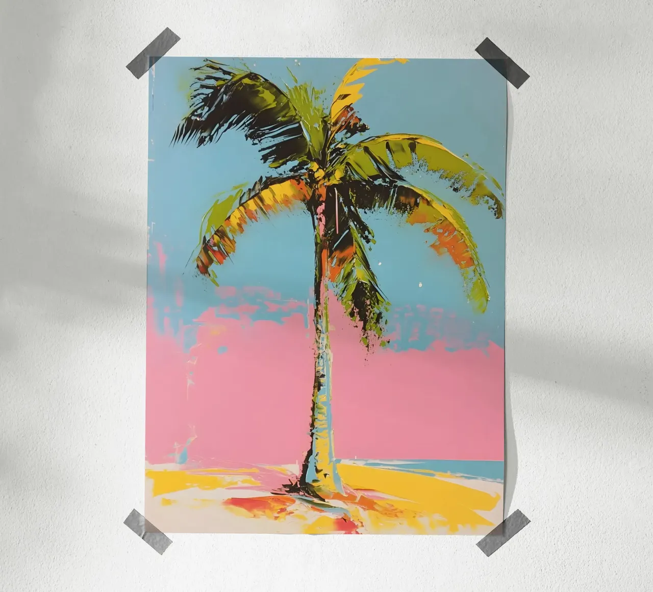 Palma colorata carta hahnemühle da IamHomeStudio