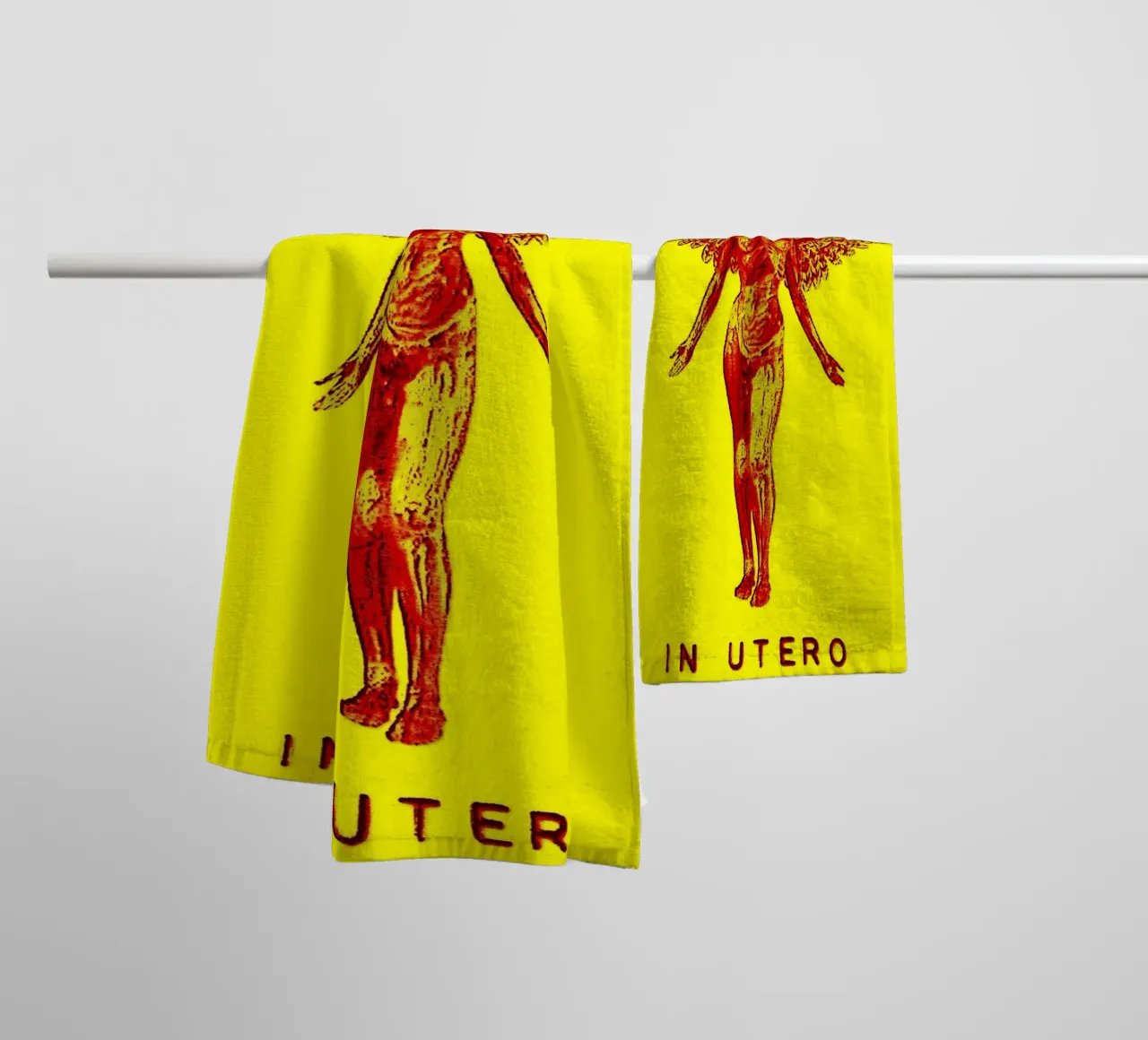 Nirvana Band Art asciugamano da bagno da vanhesling
