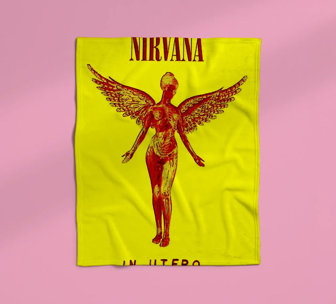 Nirvana Band Art coperta in pile da vanhesling