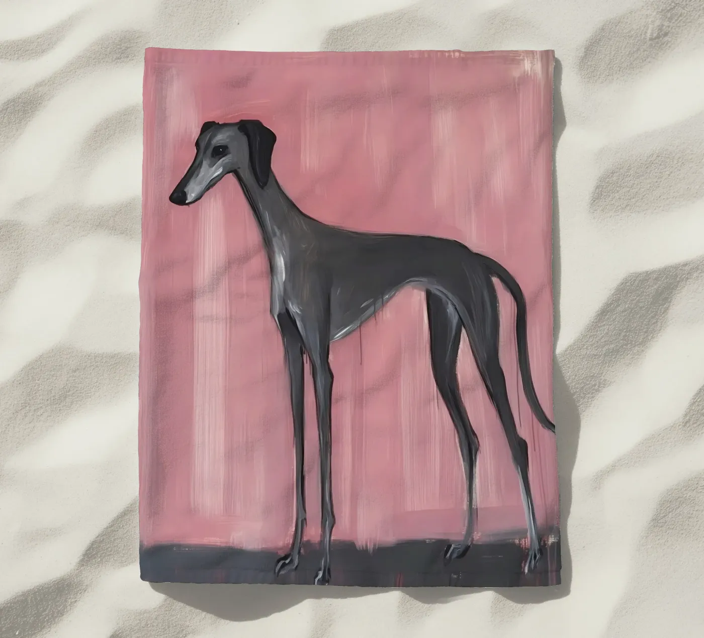 Levriero telo mare da IamHomeStudio